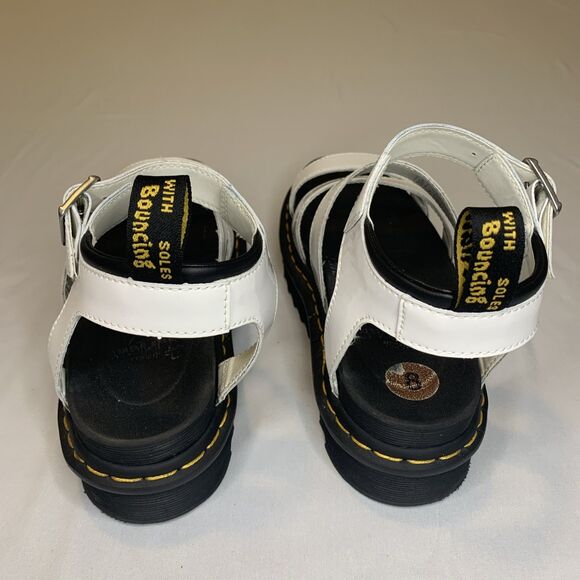 Doc Martens Blaire Platform Sandals White Strappy Adjustable - EU 39 - Picture 5 of 10